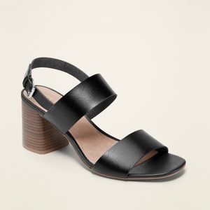 Black Strap Sandal